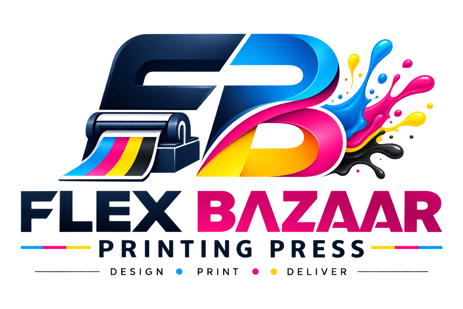 Flex Bazaar Printing Press Logo